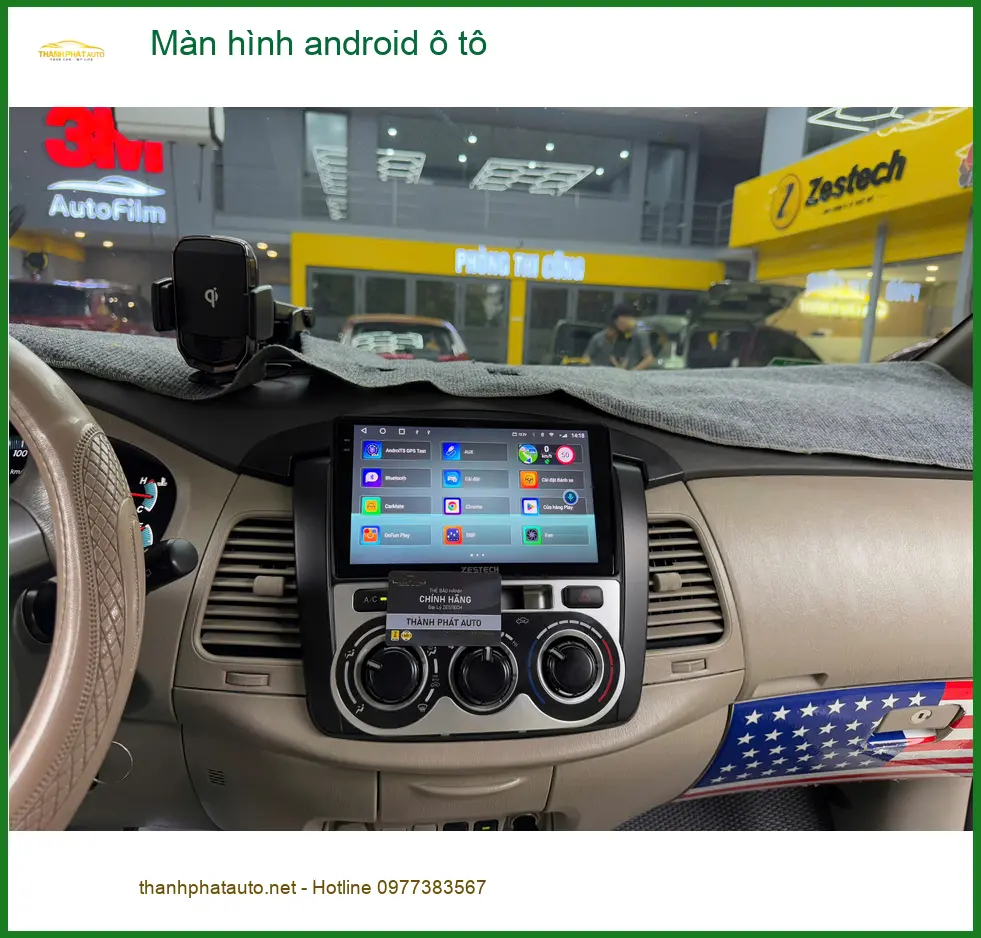 Anh Lâm lắp màn hình Android ô tô cho Hyundai Accent tại Quận Thủ Đức để nâng cao trải nghiệm lái ảnh thực tế 3