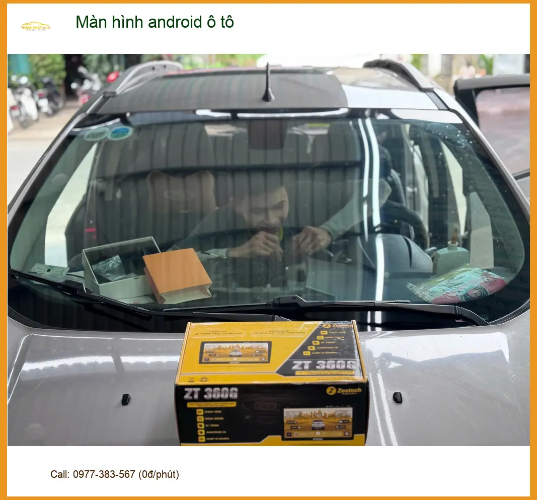 Anh Kiên lắp màn hình android ô tô Hyundai Accent tại Quận 12 nâng tầm giải trí