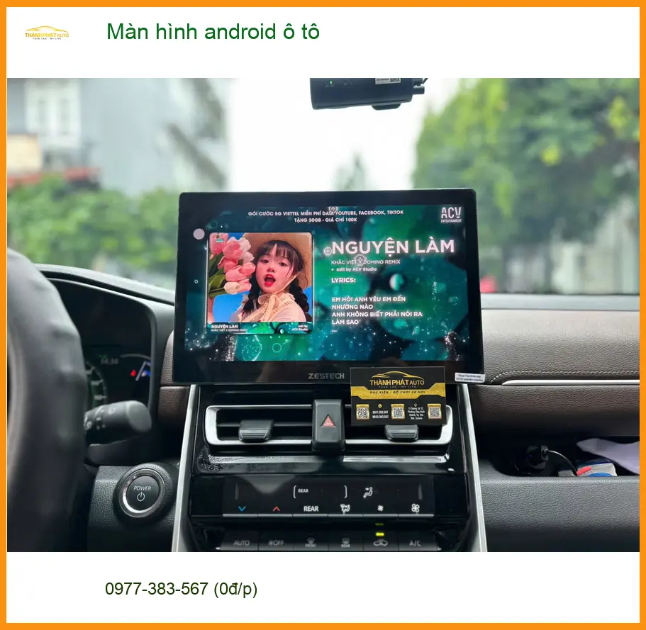 Anh Minh nâng cấp màn hình android ô tô Hyundai Accent tại Thủ Đức ảnh thực tế 2
