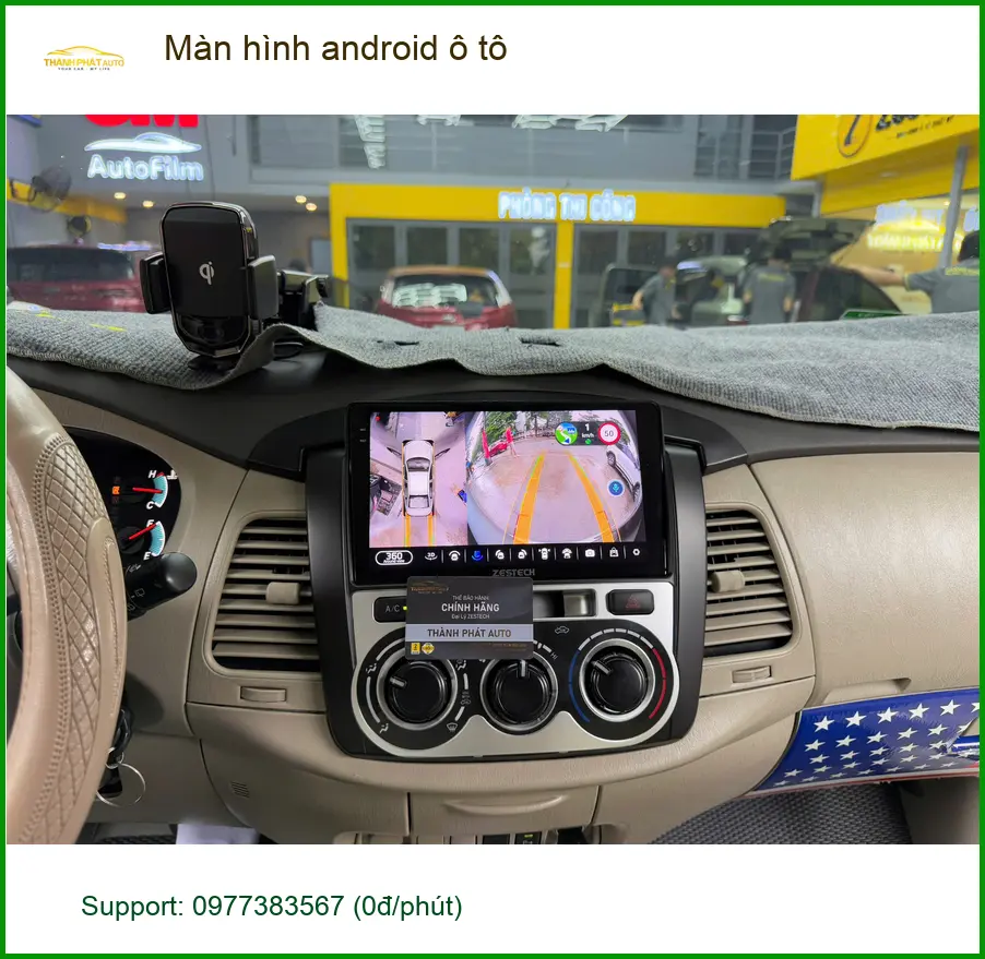 Anh Đức Hải lắp màn hình Android ô tô cho Kia Seltos Quận 2 xem Youtube ảnh thực tế 2