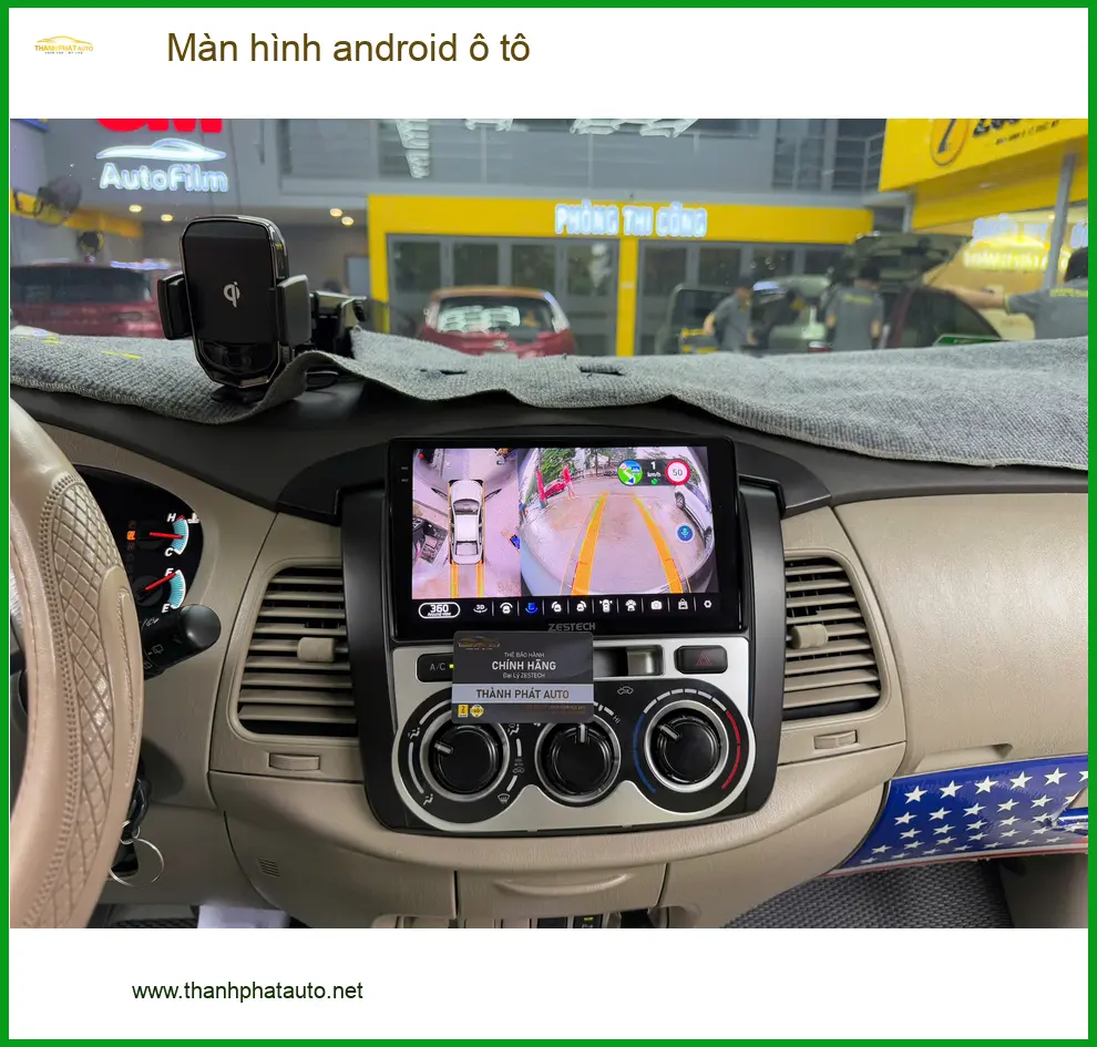 Bác Trí lắp màn hình Android ô tô Hyundai Accent tại Quận 12 vì màn zin quá cũ ảnh thực tế 3