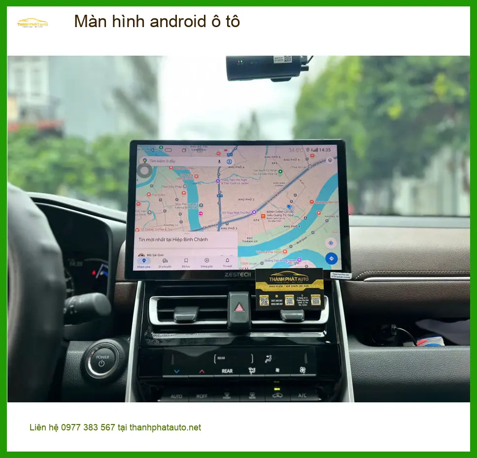 Anh Minh nâng cấp màn hình android ô tô Hyundai Accent tại Thủ Đức ảnh thực tế 3