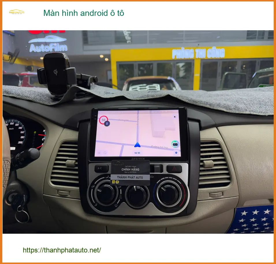 Bác Trí lắp màn hình Android ô tô Hyundai Accent tại Quận 12 vì màn zin quá cũ ảnh thực tế 4