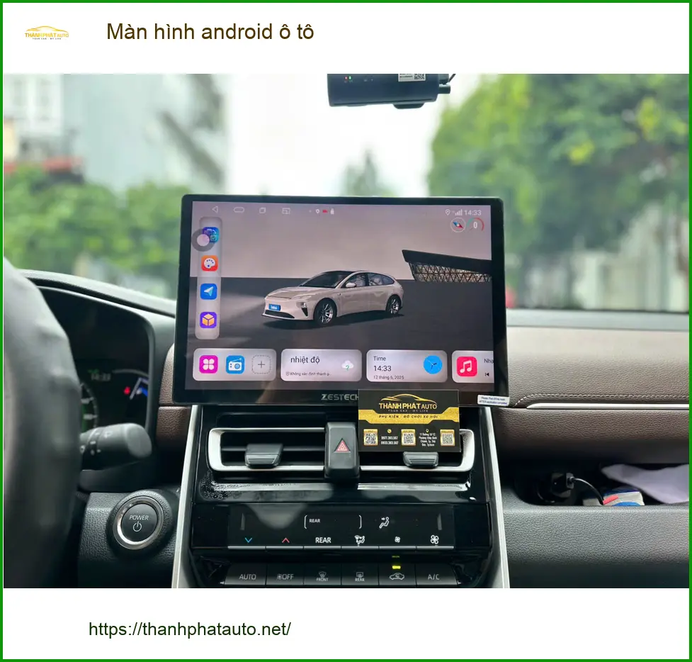 Anh Minh nâng cấp màn hình android ô tô Hyundai Accent tại Thủ Đức ảnh thực tế 4
