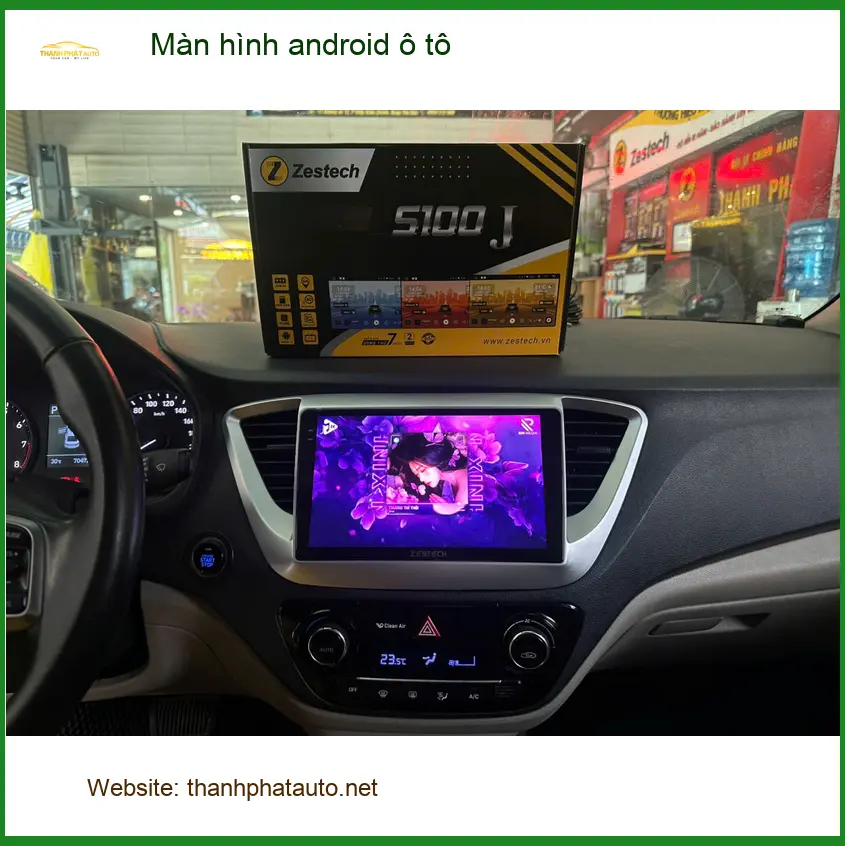 Anh Bách nâng cấp màn hình android ô tô Hyundai Creta tại Quận 2 ảnh thực tế 2