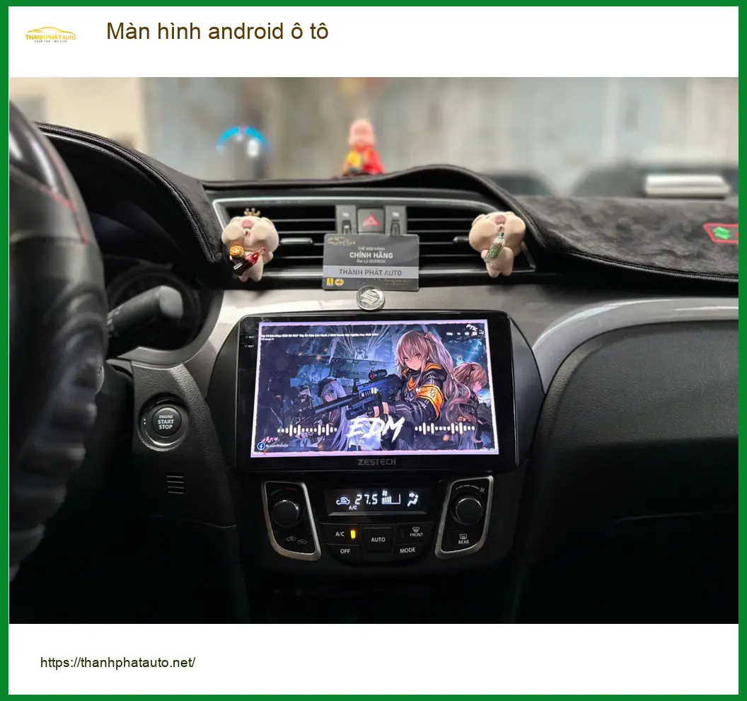 Cô Lan Anh lắp màn hình Android ô tô cho Hyundai Accent tại Hóc Môn để nâng cấp giải trí ảnh thực tế 4