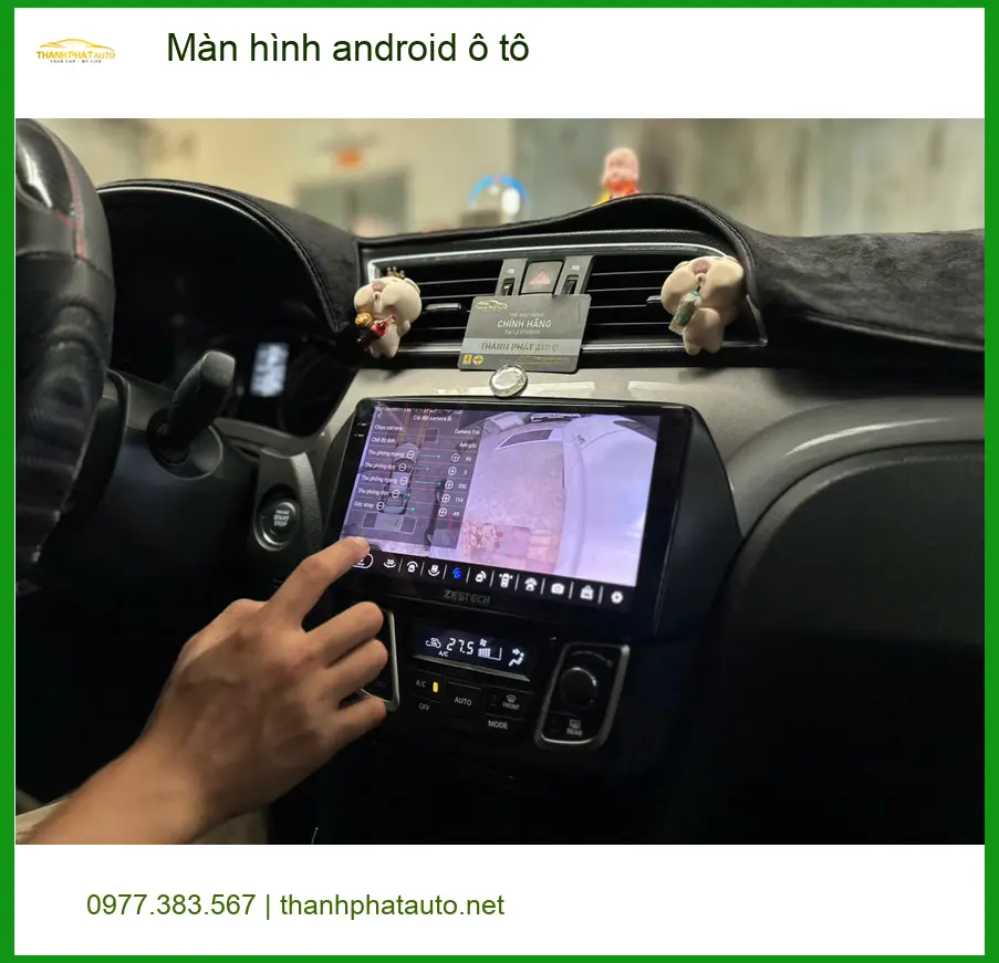 Anh Quân lắp màn hình Android ô tô Hyundai Accent tại Quận 9 tiện nghi hơn