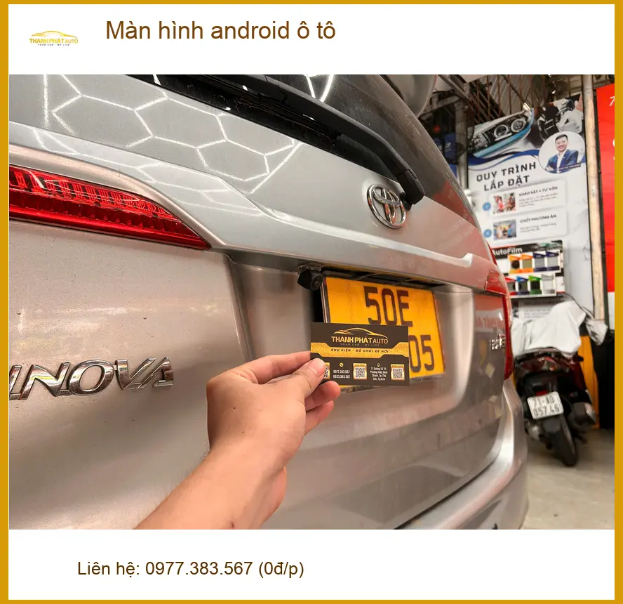 Anh Minh nâng cấp màn hình android ô tô cho Hyundai Santa Fe ở Quận 9
