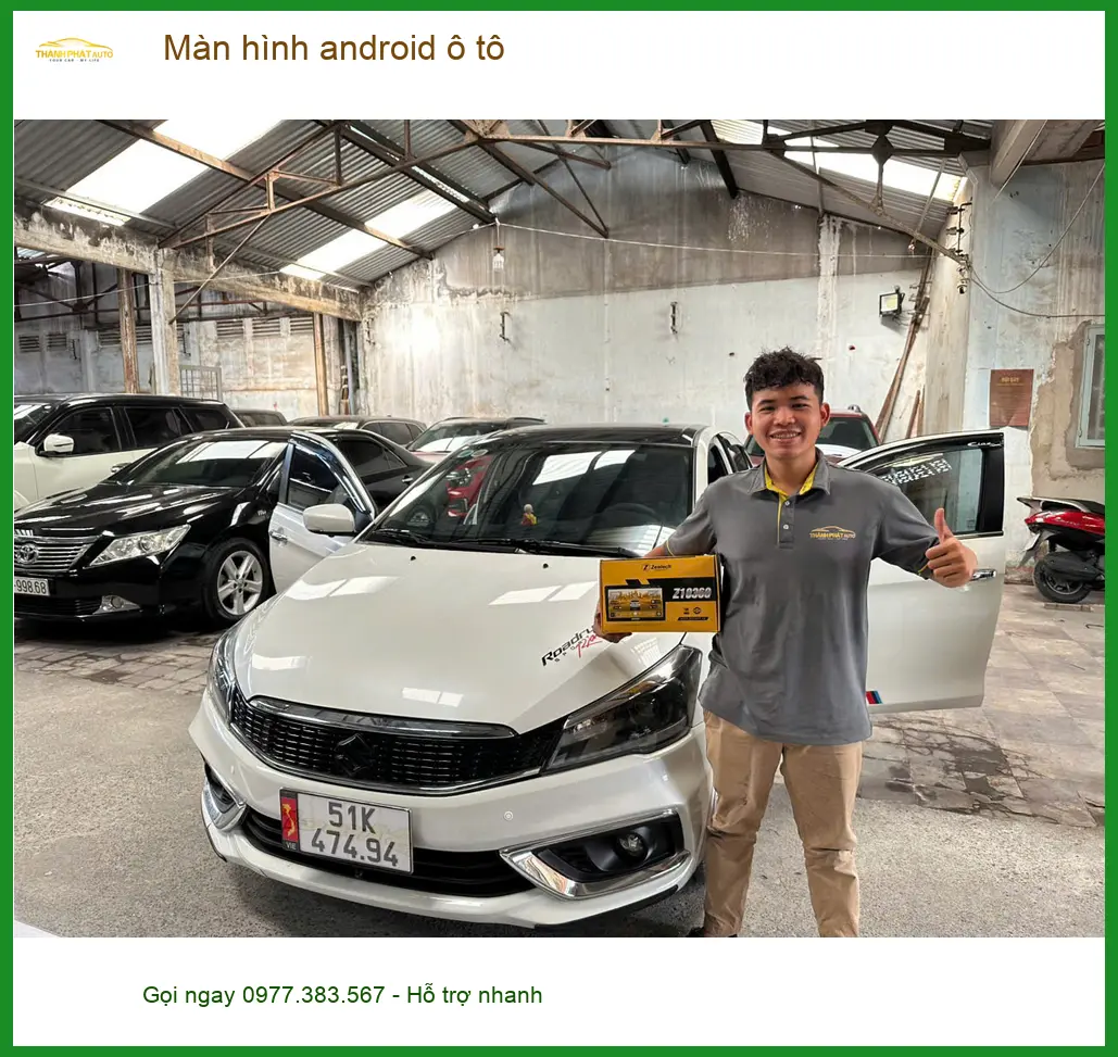 Anh Quân lắp màn hình Android ô tô Hyundai Accent tại Quận 9 tiện nghi hơn ảnh thực tế 4