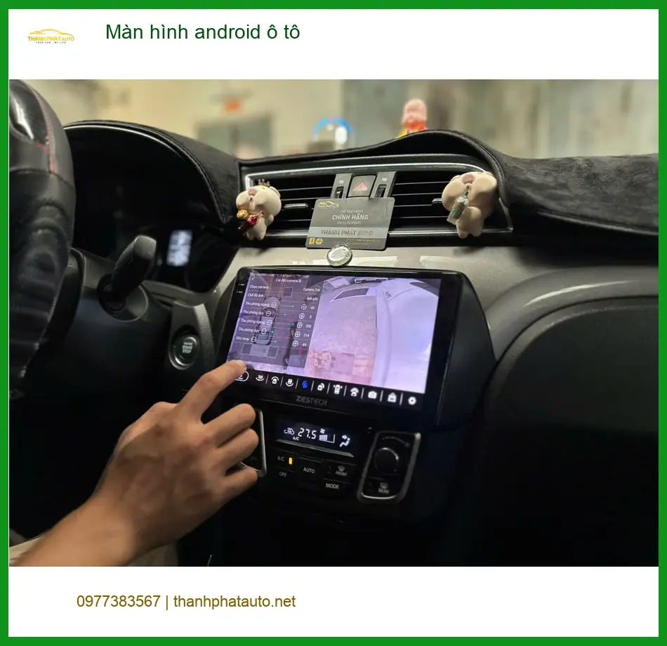 Anh Trường lắp màn hình Android ô tô cho Kia Seltos tại Bình Chánh chính hãng