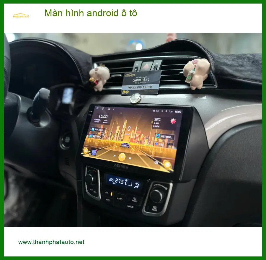 Chị Mai Phương lắp màn hình Android ô tô Hyundai Accent ở Quận 2