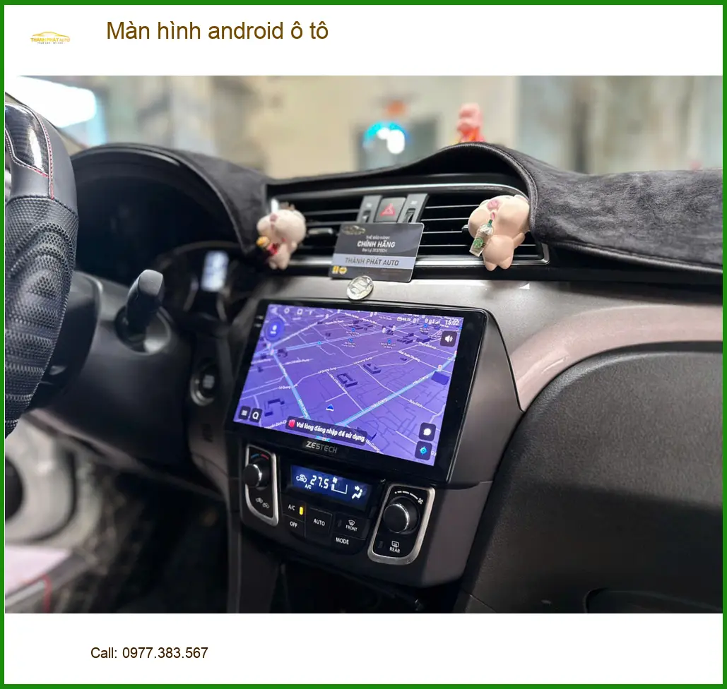 Chị Mai Phương lắp màn hình Android ô tô Hyundai Accent ở Quận 2 ảnh thực tế 2