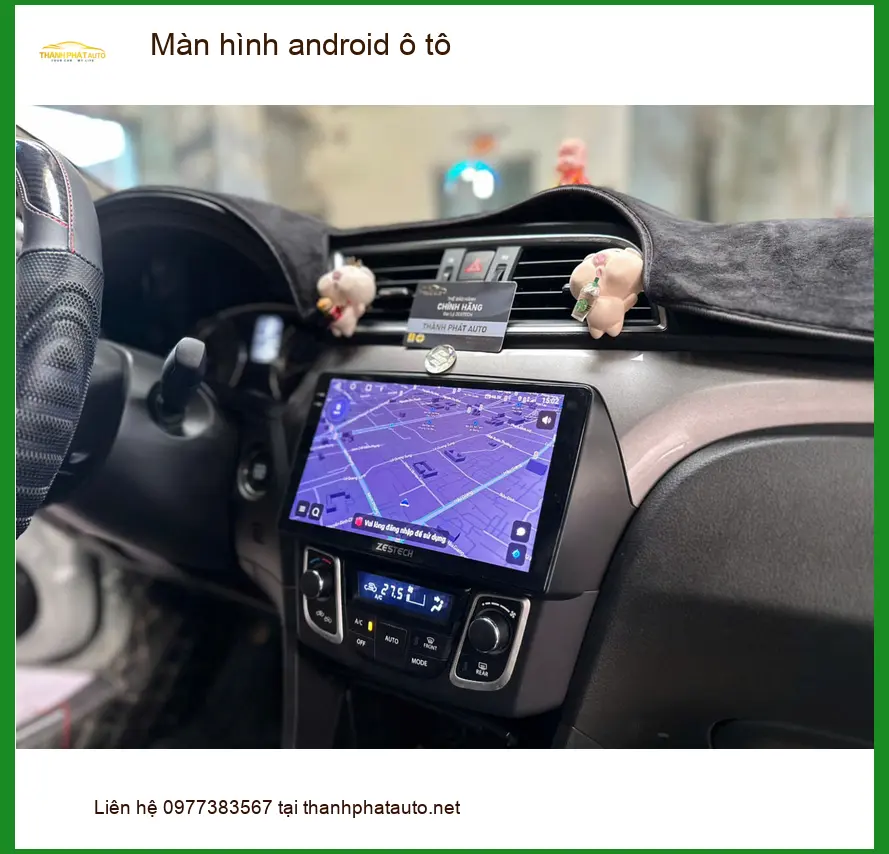 Anh Trường lắp màn hình Android ô tô cho Kia Seltos tại Bình Chánh chính hãng ảnh thực tế 3