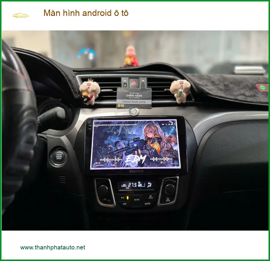Chị Mai Phương lắp màn hình Android ô tô Hyundai Accent ở Quận 2 ảnh thực tế 3