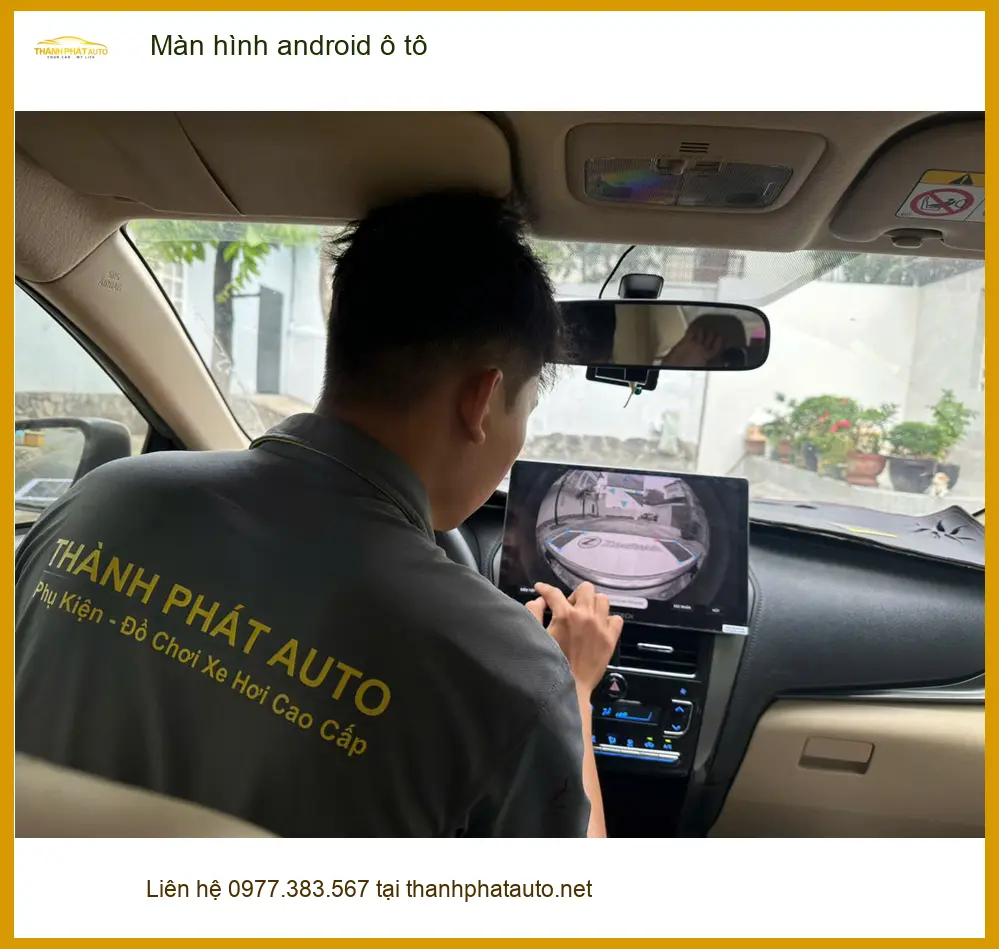 Chú Sáng lắp Màn hình android ô tô Kia Carnival tại Cần Giờ để có bản đồ và giải trí ảnh thực tế 2