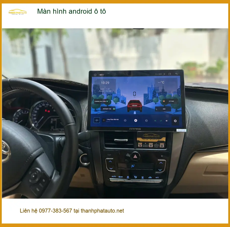 Chú Sáng lắp Màn hình android ô tô Kia Carnival tại Cần Giờ để có bản đồ và giải trí ảnh thực tế 3