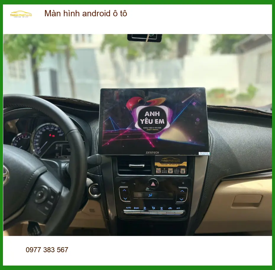 Chú Sáng lắp Màn hình android ô tô Kia Carnival tại Cần Giờ để có bản đồ và giải trí ảnh thực tế 4