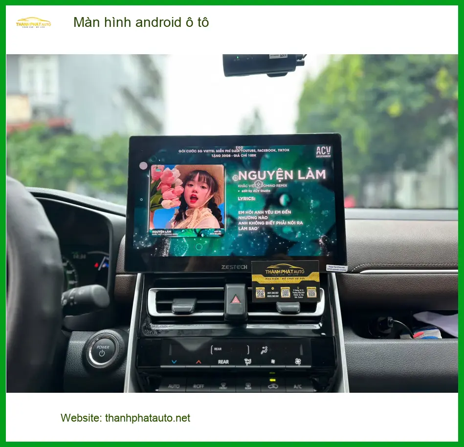 Chị Nguyệt lắp màn hình Android ô tô cho Honda CR-V tại Quận Hóc Môn ảnh thực tế 4