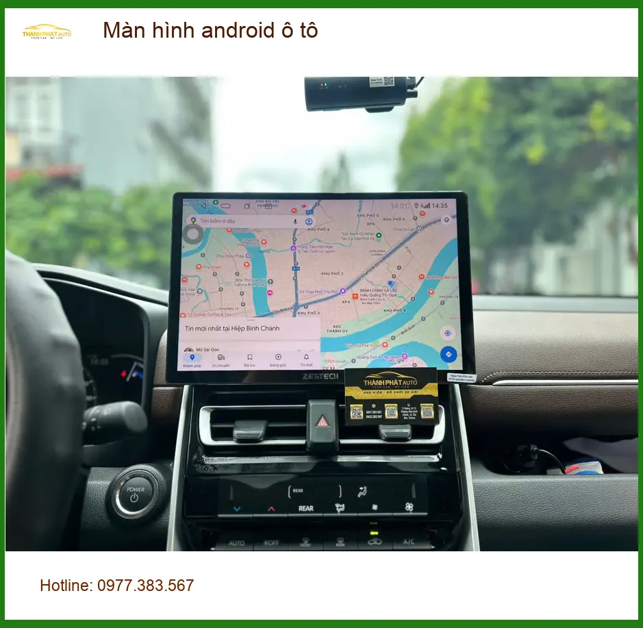 Chị Nguyệt lắp màn hình Android ô tô cho Honda CR-V tại Quận Hóc Môn ảnh thực tế 5