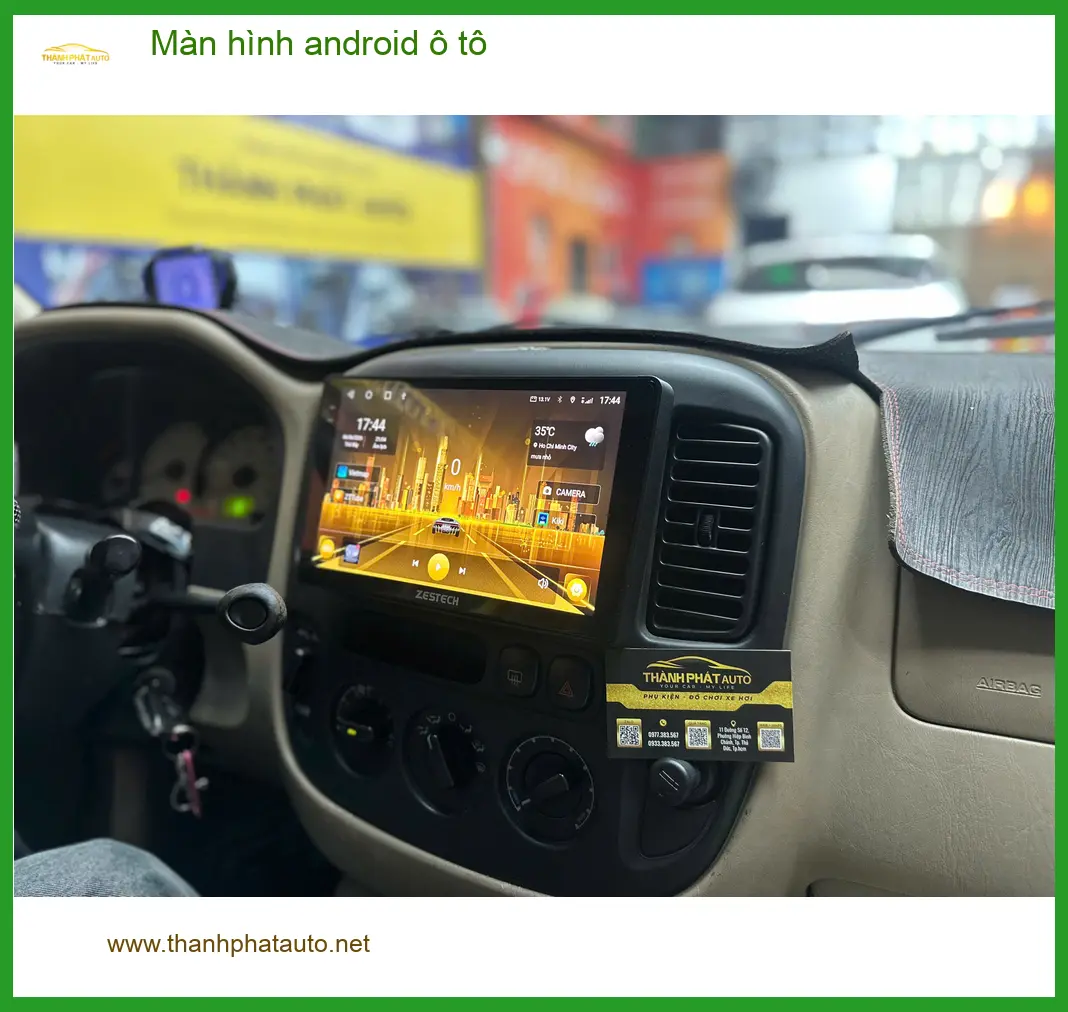 Chú Minh lắp màn hình Android ô tô cho Hyundai Accent tại Thủ Đức ảnh thực tế 2