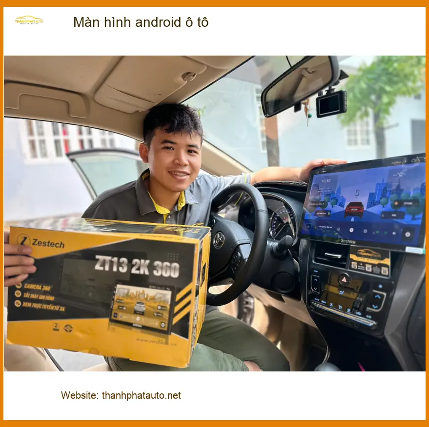 Anh Minh lắp màn hình android ô tô Honda CRV tại Quận Tân Bình để giải trí đa phương tiện.