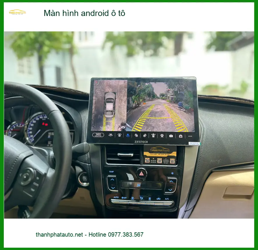 Anh Minh lắp màn hình android ô tô Honda CRV tại Quận Tân Bình để giải trí đa phương tiện. ảnh thực tế 3