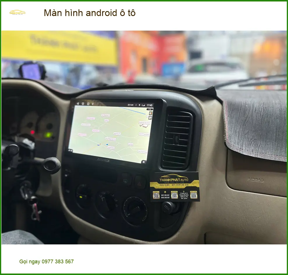 Anh Trường nâng cấp màn hình Android ô tô cho Santa Fe tại Cần Giờ ảnh thực tế 3