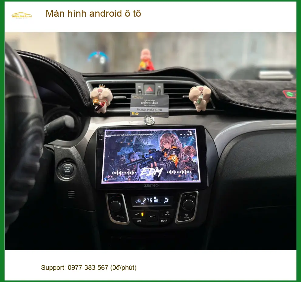 Anh Dũng lắp màn hình android ô tô cho Toyota Vios ở Quận Huyện Nhà Bè ảnh thực tế 4