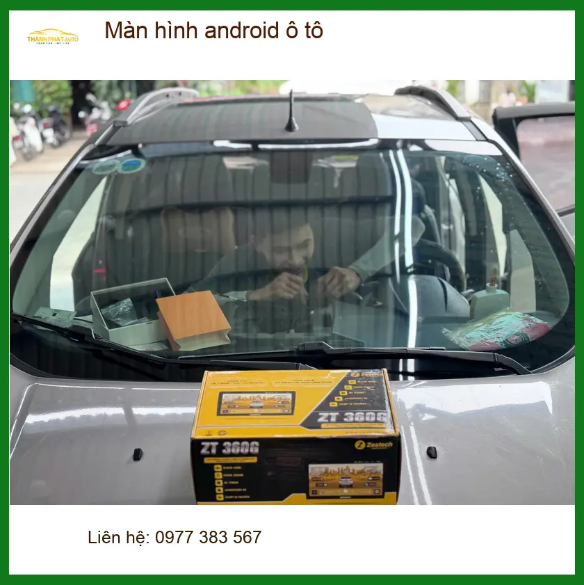 Chú Cường nâng cấp màn hình Android ô tô cho Honda CRV tại Bình Thạnh ảnh thực tế 2