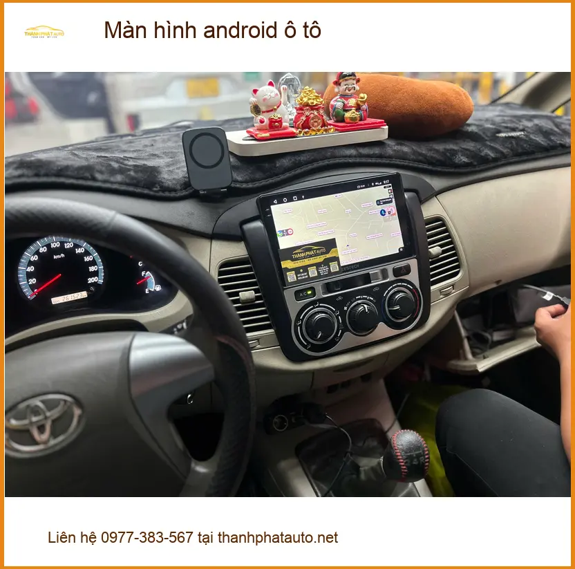 Anh Quang lắp màn hình Android ô tô Hyundai Accent tại Quận Tân Phú