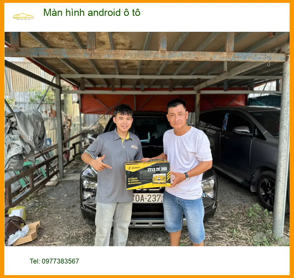 Chú Long lắp màn hình Android ô tô cho Kia Cerato tại Quận 12 để tiện đường đi làm