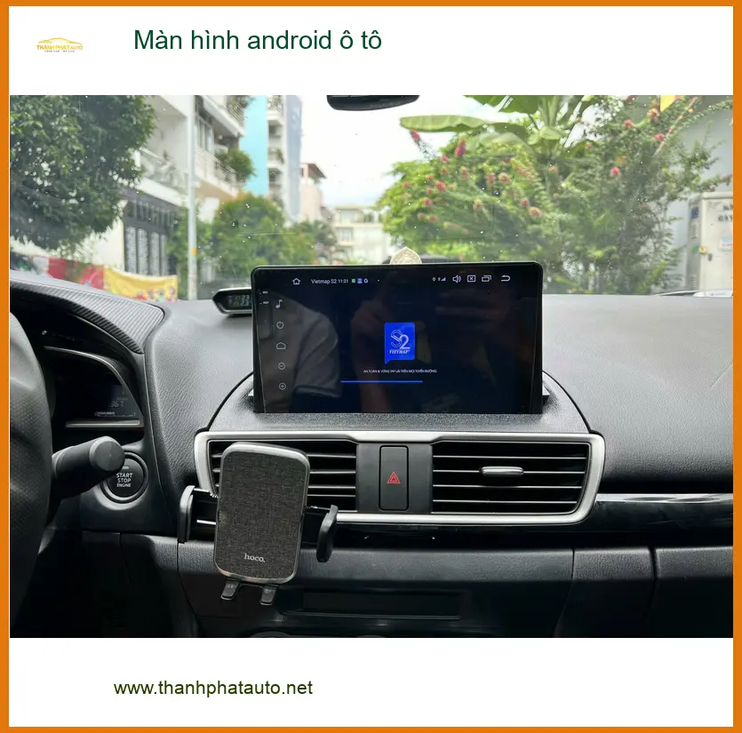 Chị Thảo nâng cấp Màn hình android ô tô cho Toyota Fortuner ở Gò Vấp