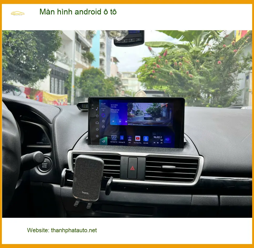 Chị Thảo nâng cấp Màn hình android ô tô cho Toyota Fortuner ở Gò Vấp ảnh thực tế 2