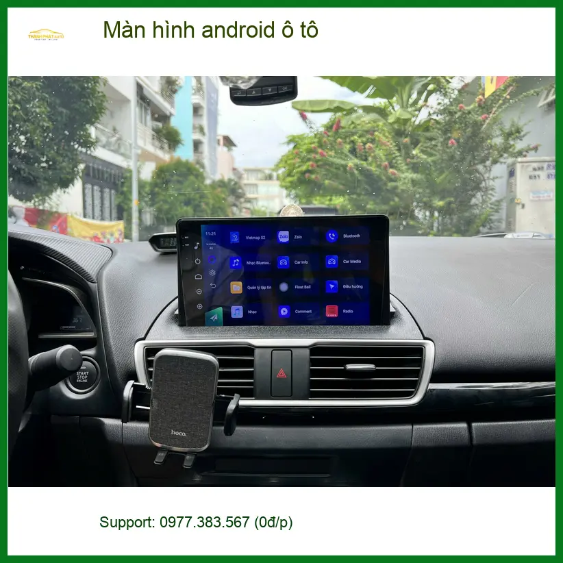 Chị Thảo nâng cấp Màn hình android ô tô cho Toyota Fortuner ở Gò Vấp ảnh thực tế 5