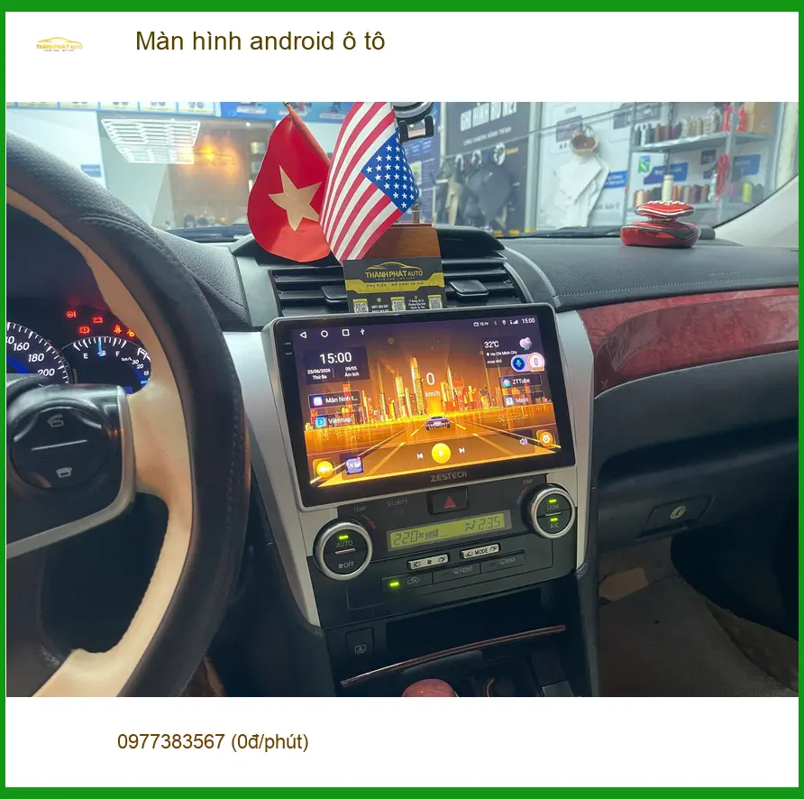 Anh Quang lắp màn hình android ô tô cho Kia Carnival tại Quận 9 để giải trí và dẫn đường