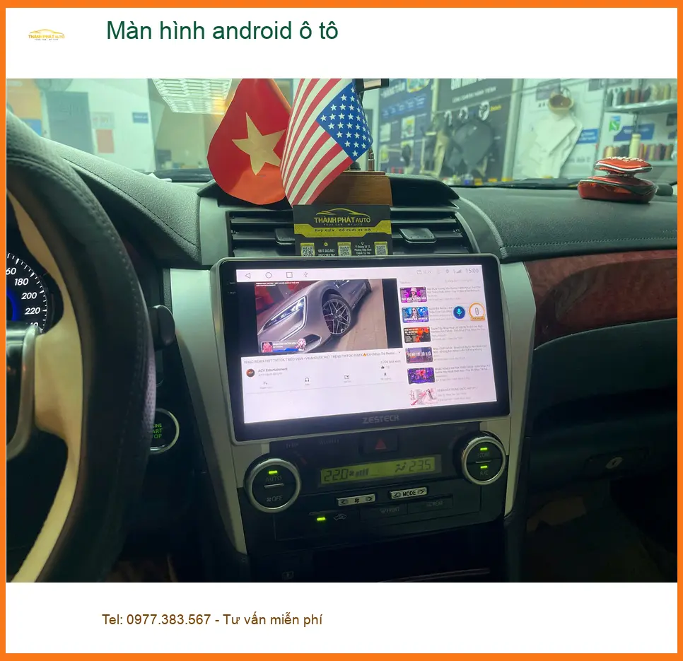 Anh Quang lắp màn hình android ô tô cho Kia Carnival tại Quận 9 để giải trí và dẫn đường ảnh thực tế 2