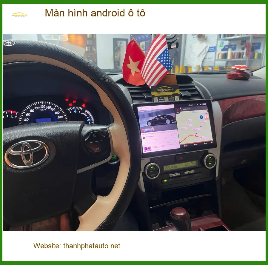 Anh Quang lắp màn hình android ô tô cho Kia Carnival tại Quận 9 để giải trí và dẫn đường ảnh thực tế 3