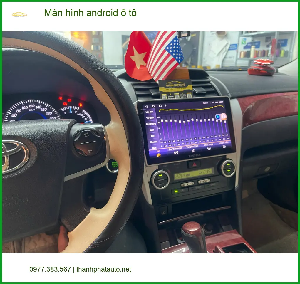 Anh Quang lắp màn hình android ô tô cho Kia Carnival tại Quận 9 để giải trí và dẫn đường ảnh thực tế 5