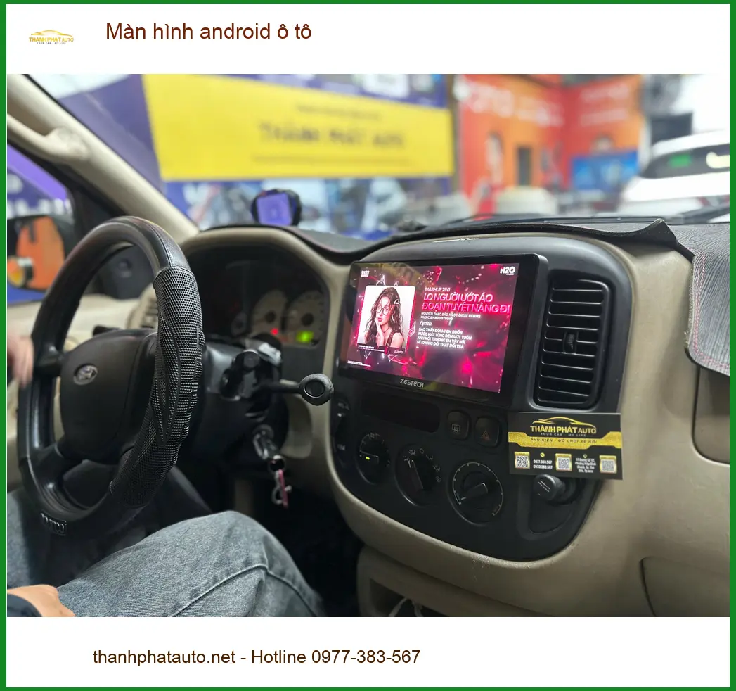 Anh Minh lắp màn hình Android ô tô Kia K3 tại Quận 1 để trải nghiệm công nghệ mới ảnh thực tế 2