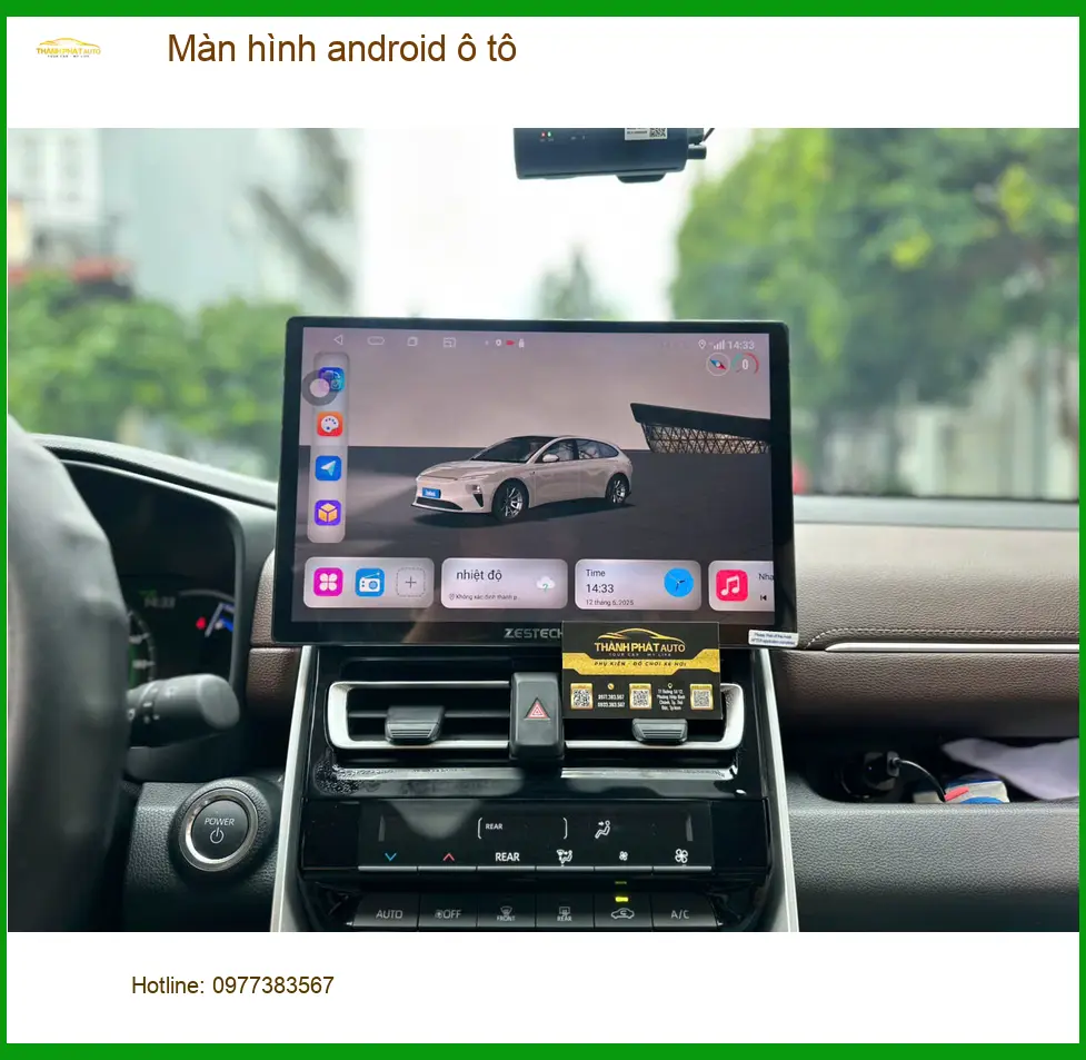 Anh Tấn lắp màn hình android ô tô Toyota Vios tại Cần Giờ để tiện dẫn đường và giải trí ảnh thực tế 2