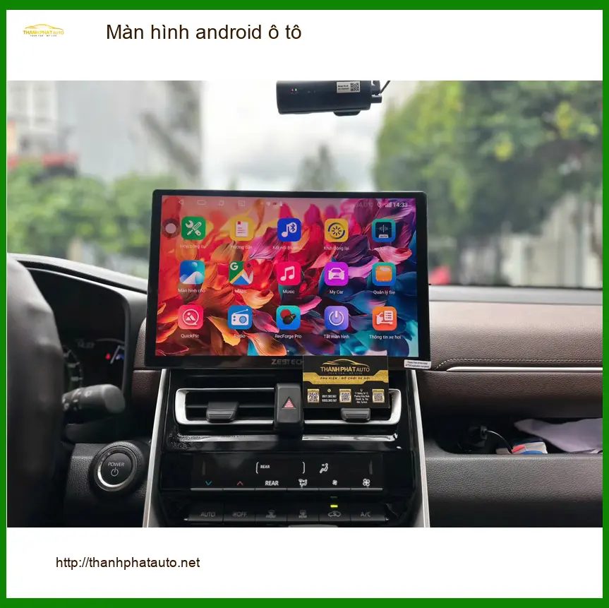 Anh Tấn lắp màn hình android ô tô Toyota Vios tại Cần Giờ để tiện dẫn đường và giải trí ảnh thực tế 3