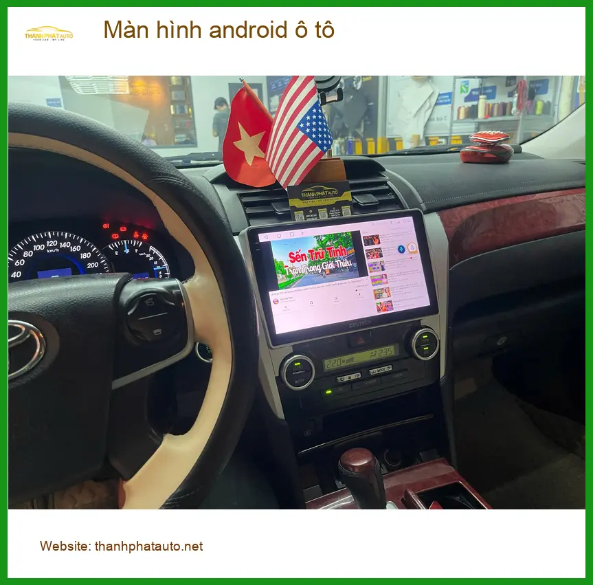 Anh Khải nâng cấp màn hình Android cho Nissan Terra tại Quận 2 để trải nghiệm giải trí tốt hơn