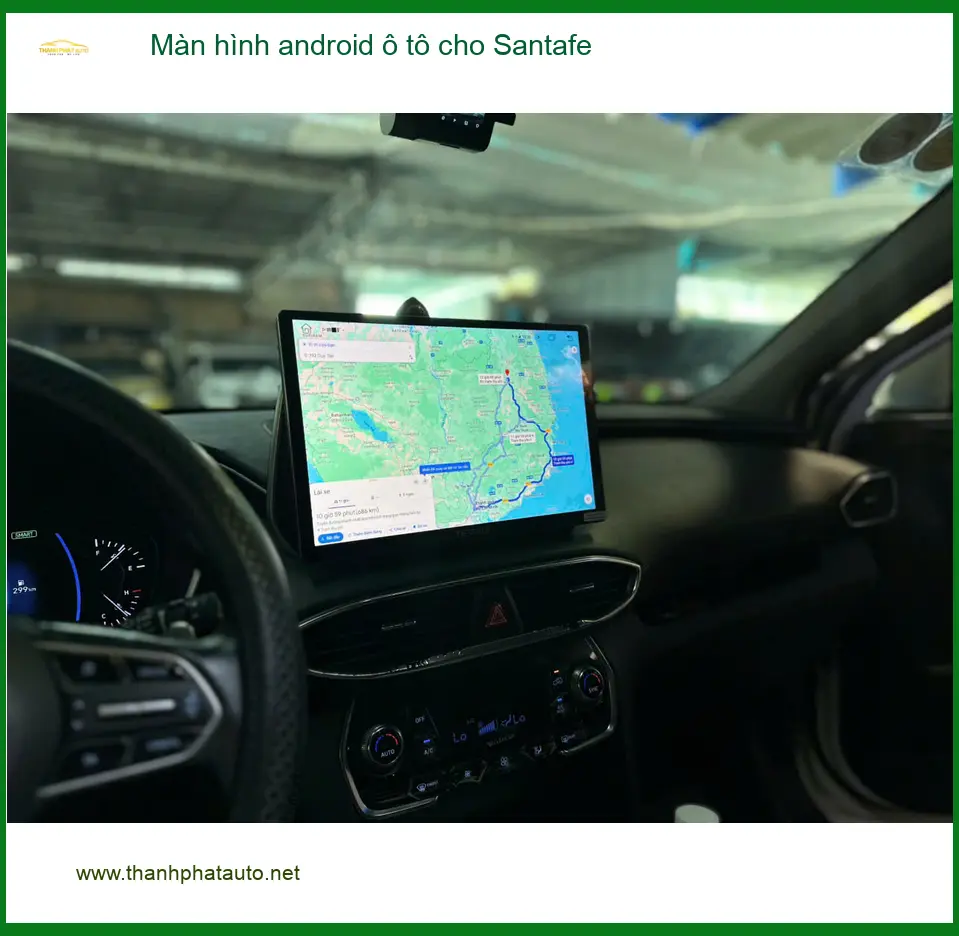 Anh Hưng nâng cấp màn hình Android cho Santafe tại Quận Cần Giờ ảnh thực tế 3
