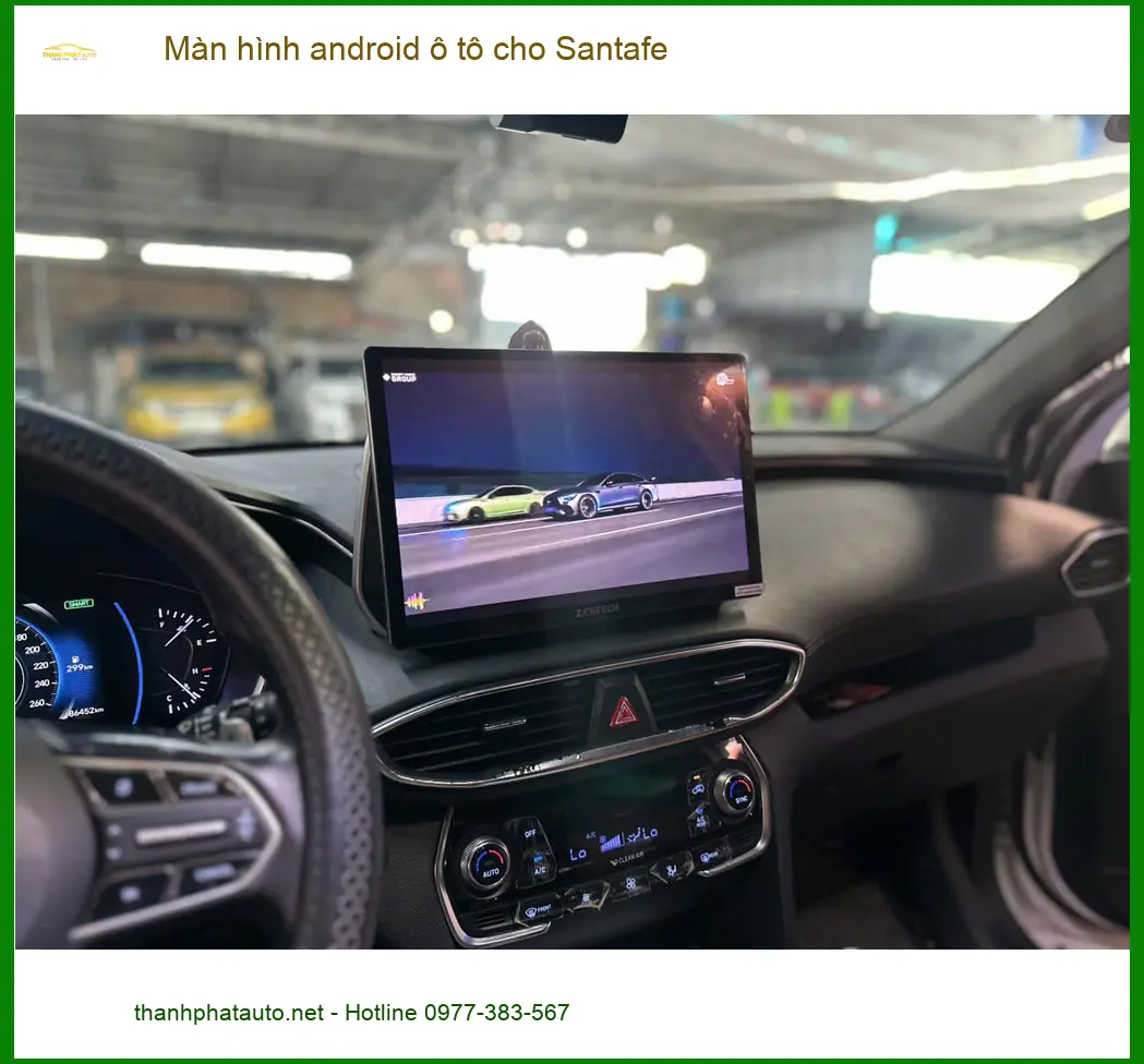 Anh Hưng nâng cấp màn hình Android cho Santafe tại Quận Cần Giờ ảnh thực tế 5