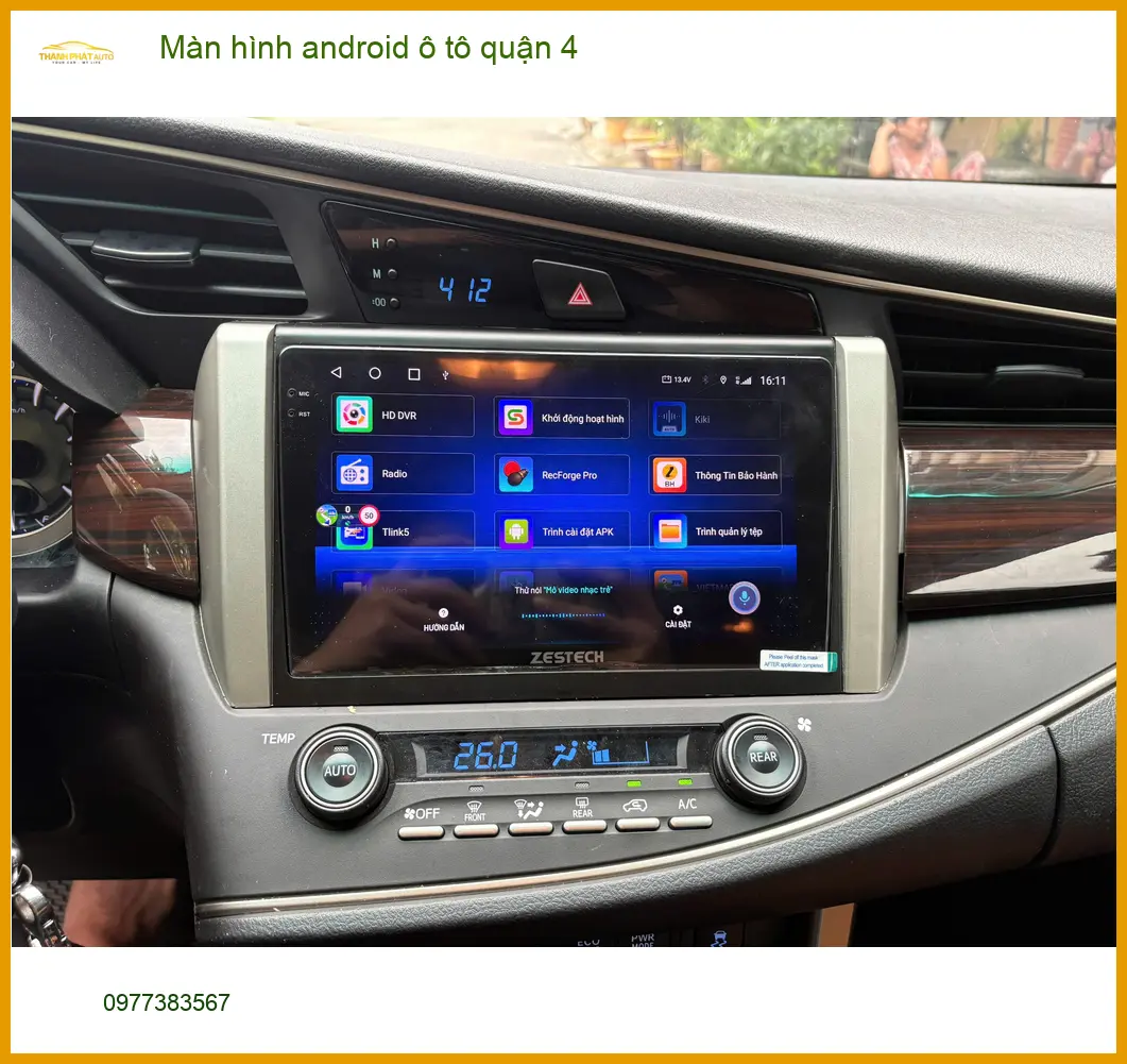 Trung Tâm Lắp Đặt Màn Hình Android Ô Tô tại Quận 4 - Lắp Đặt Uy Tín TPHCM ảnh thực tế 2