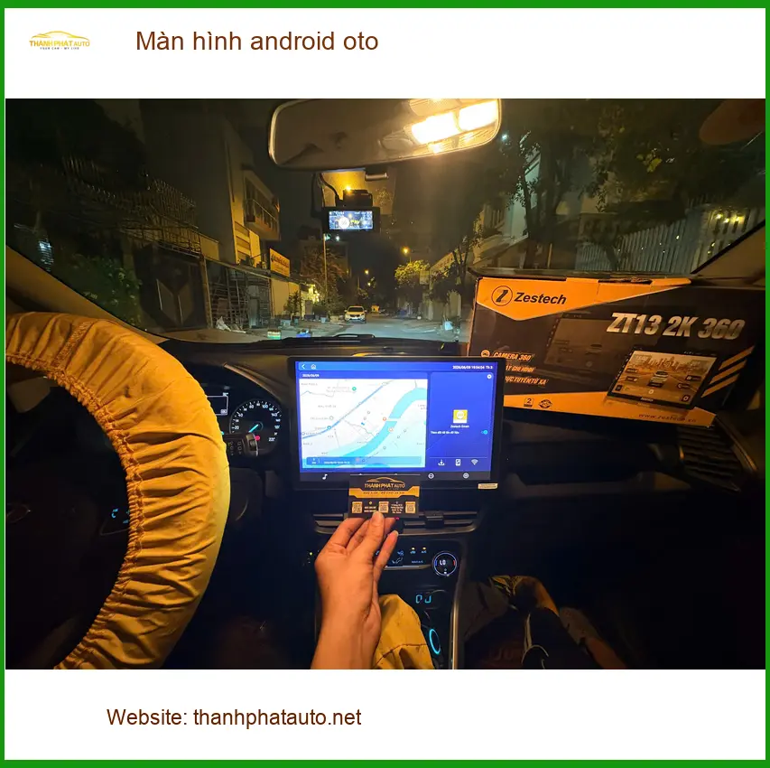 Anh Lâm lắp màn hình Android ô tô Hyundai Accent Quận Gò Vấp ảnh thực tế 2