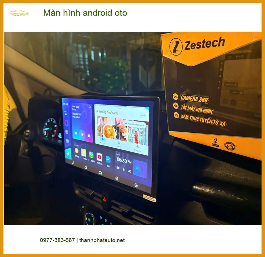 Anh Lâm lắp màn hình Android ô tô Hyundai Accent Quận Gò Vấp ảnh thực tế 4