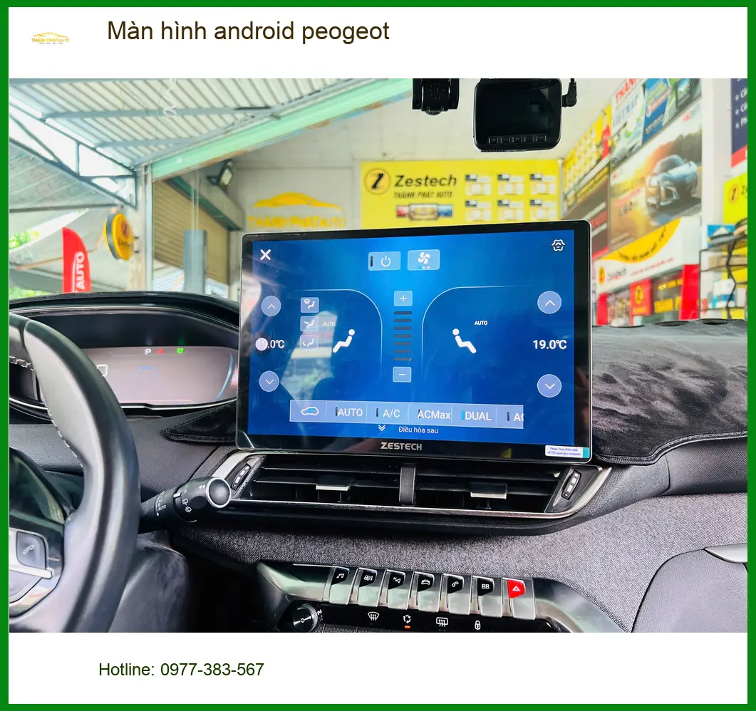 Anh Tùng lắp màn hình Android cho Peugeot 3008 tại Quận 9 để nâng tầm tiện ích ảnh thực tế 4