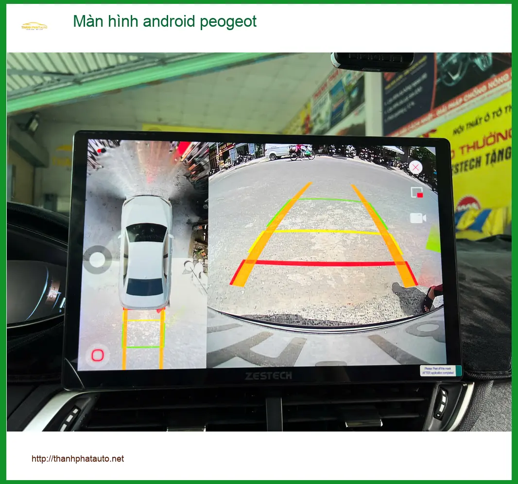 Anh Tùng lắp màn hình Android cho Peugeot 3008 tại Quận 9 để nâng tầm tiện ích ảnh thực tế 5