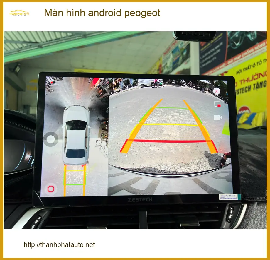 Anh Khang lắp màn hình Android Peugeot 3008 tại Quận 2 để nâng cấp trải nghiệm lái ảnh thực tế 2